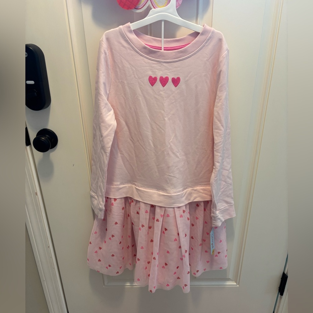 Cat & Jack Pink Heart Dress